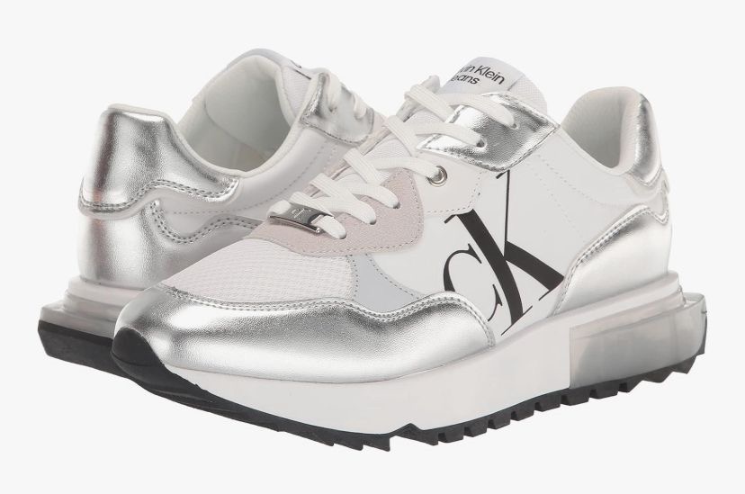 Calvin Klein Magalee color blanco con gris