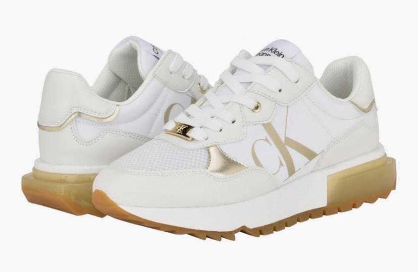 Calvin Klein Magalee color blanco con dorado