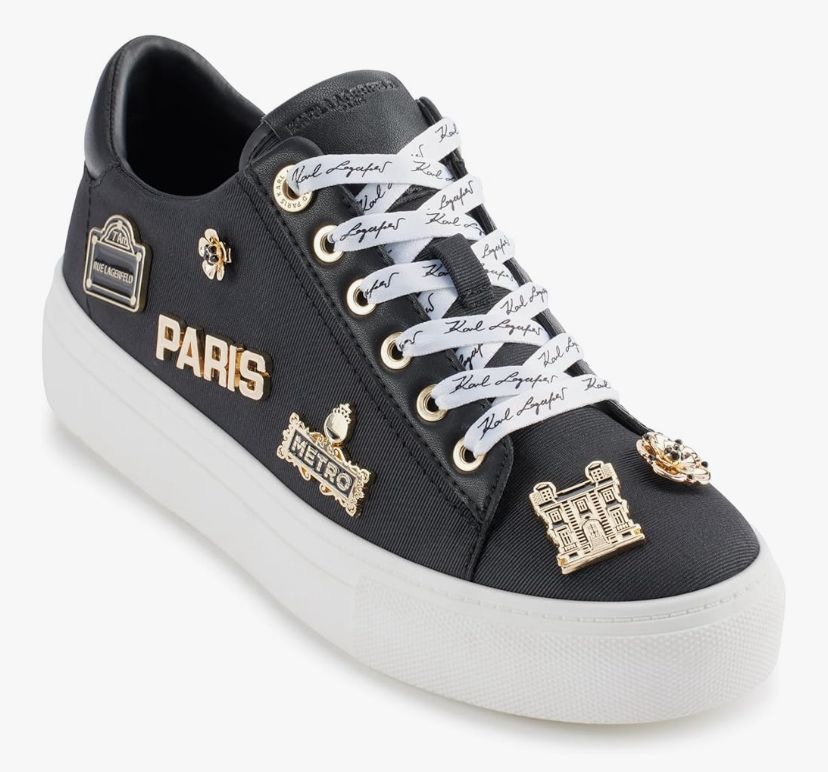 Karl Lagerfeld cate pins color negro