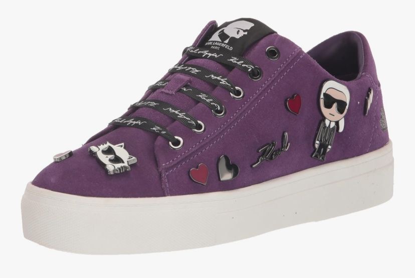 Karl Lagerfeld cate pins color morado