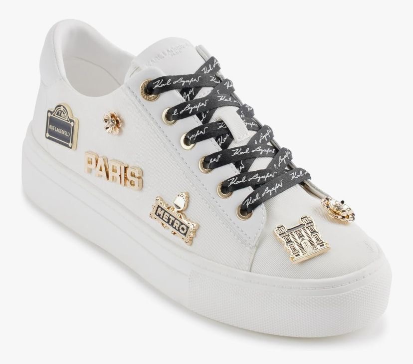 Karl Lagerfeld cate pins color blanco