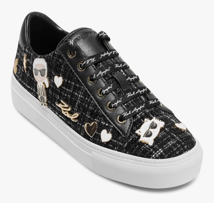 Karl Lagerfeld Cate Pins Color negro con gris