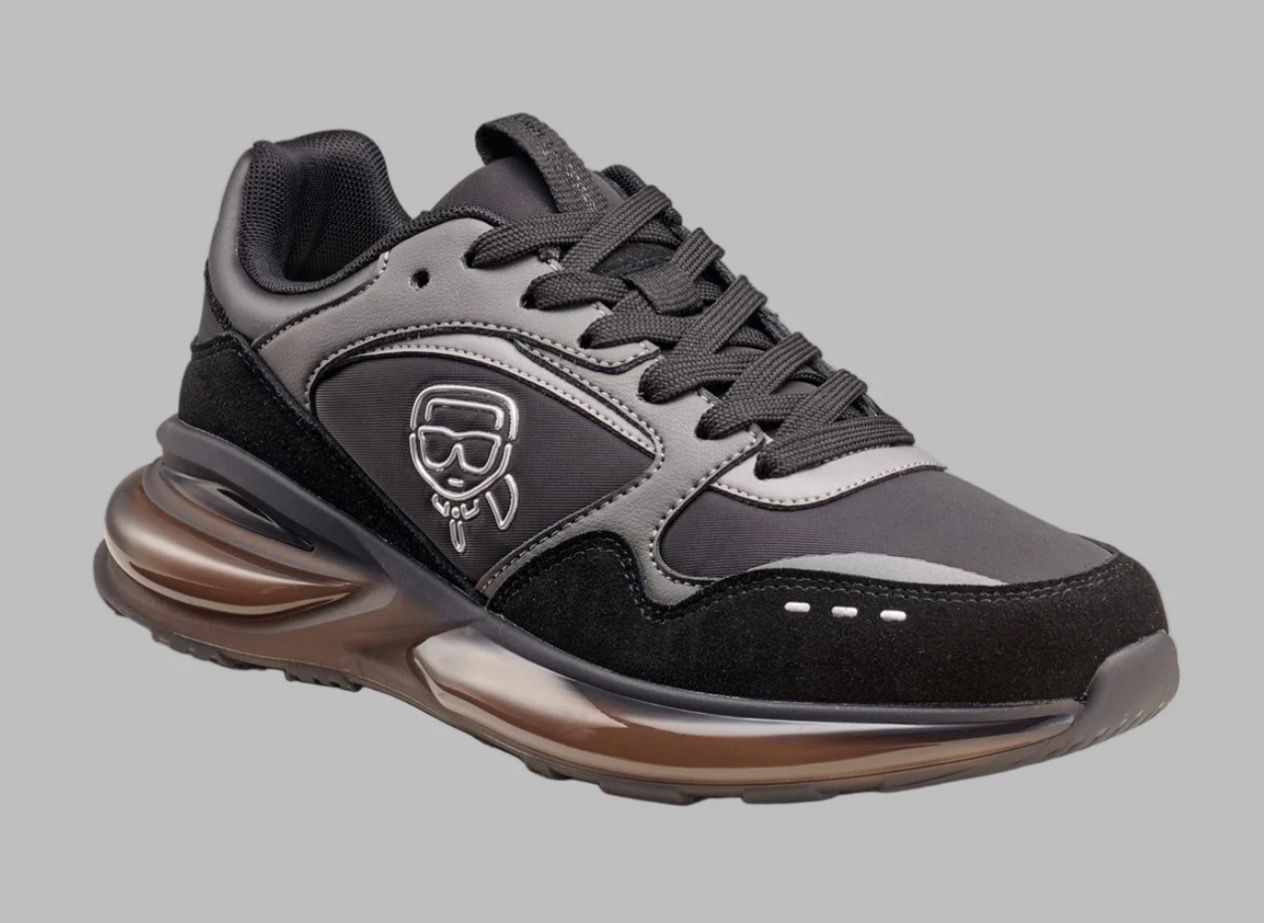 Karl Lagerfeld plataforma color negro