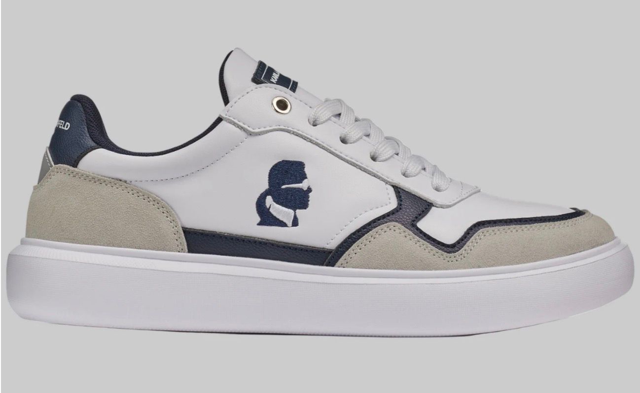 Karl Lagerfeld color blanco con azul