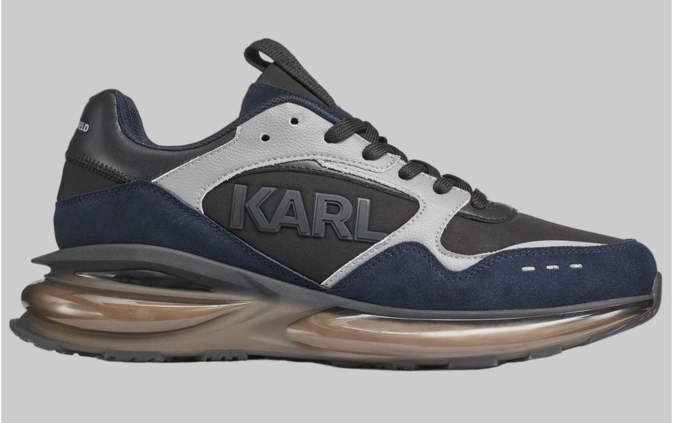 Karl Lagerfeld logotipo KARL color azul